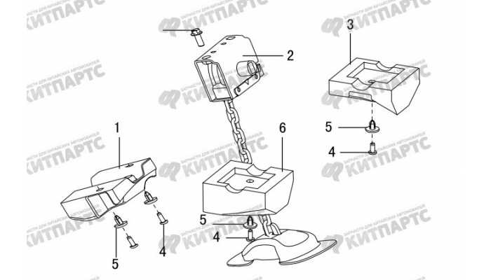 Лифт запасного колеса Great Wall DW Hower H3