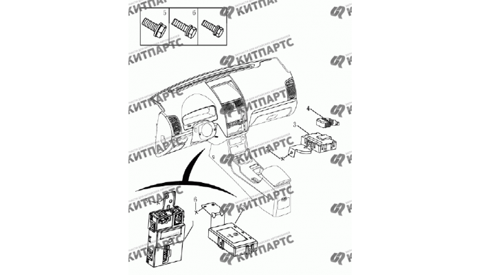 Блок кузовной электроники (хетчбэк) Geely Emgrand (EC7)