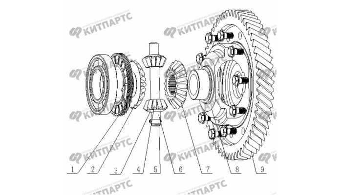 S160 Дифференциал Geely Otaka (CK)